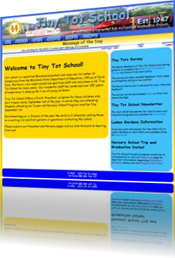 Tiny Tot School Web Site